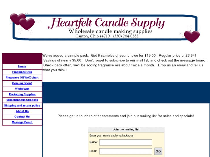 www.heartfeltcandlesupply.com