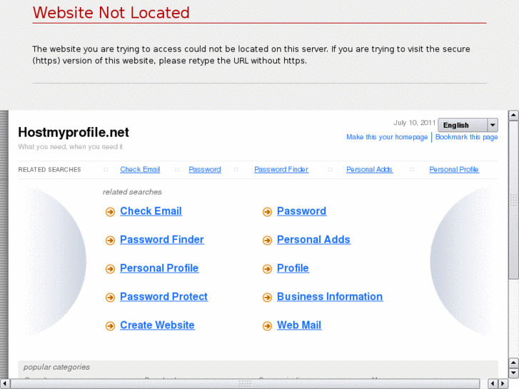 www.hostmyprofile.net