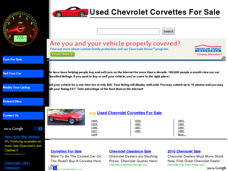 www.usedchevroletcorvetteforsale.com