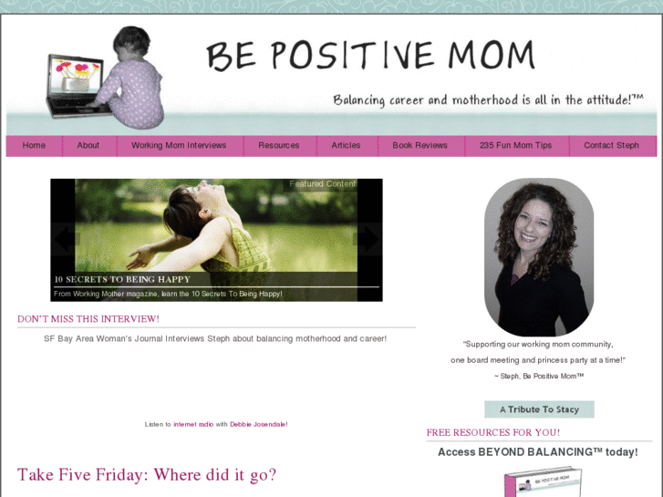 www.bepositivemom.com