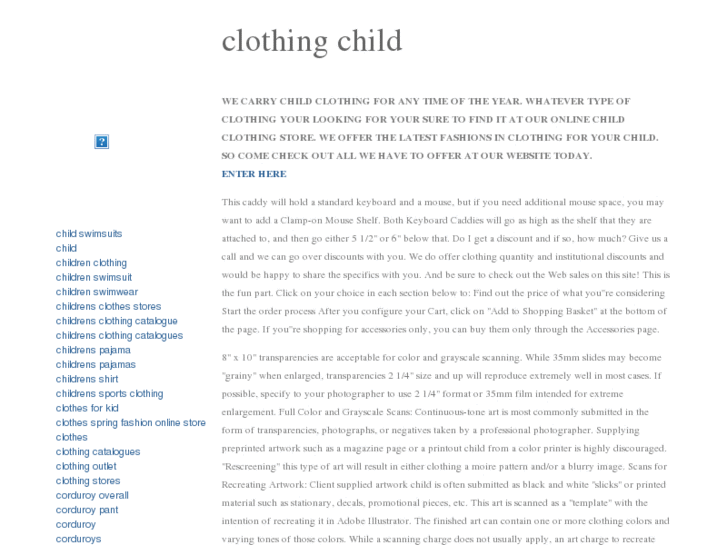 www.clothing-child.com