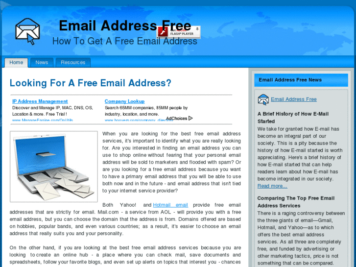 www.emailaddressfree.com