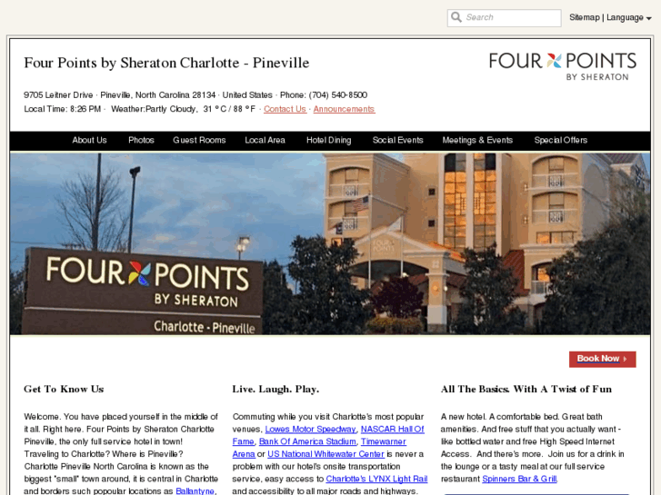 www.fourpointscharlotte-pineville.com