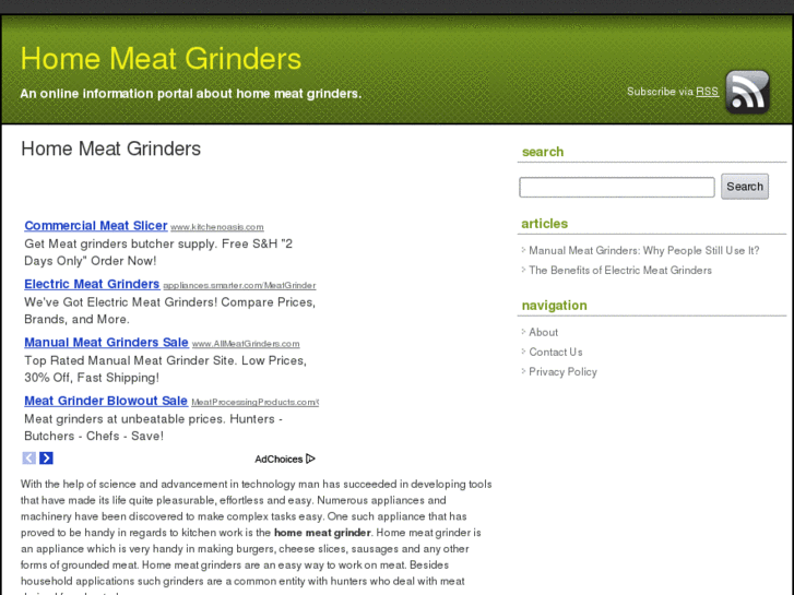 www.homemeatgrinders.net