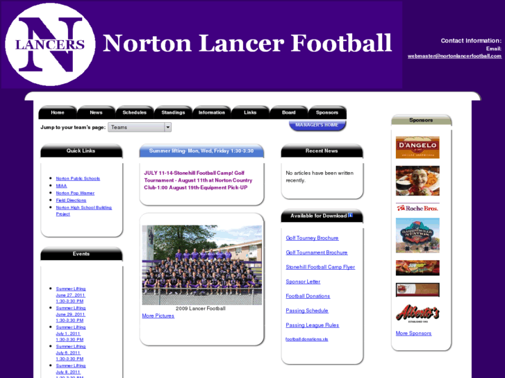 www.nortonlancerfootball.com