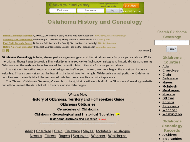 www.oklahomagenealogy.com