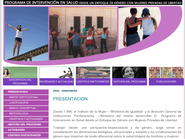 www.penitenciariasimujer.es