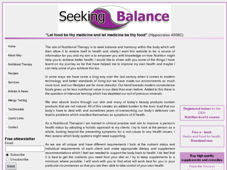 www.seekingbalance.co.uk