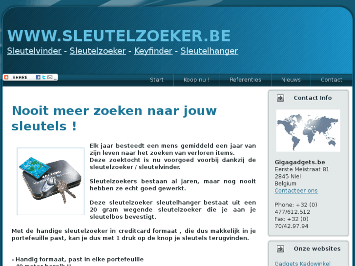 www.sleutelzoeker.be