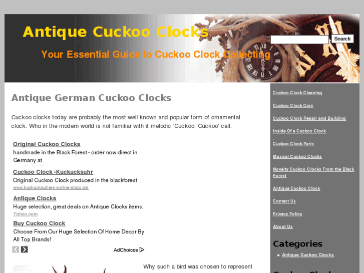 www.antiquecuckooclocks.org