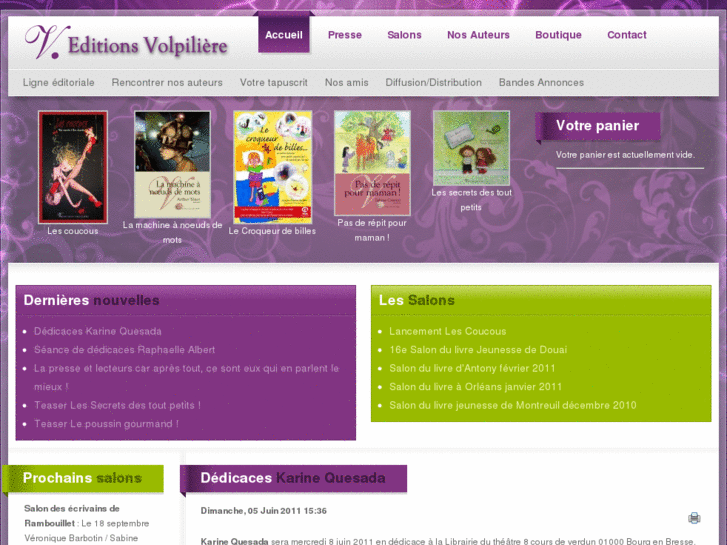 www.editionsvolpiliere.com