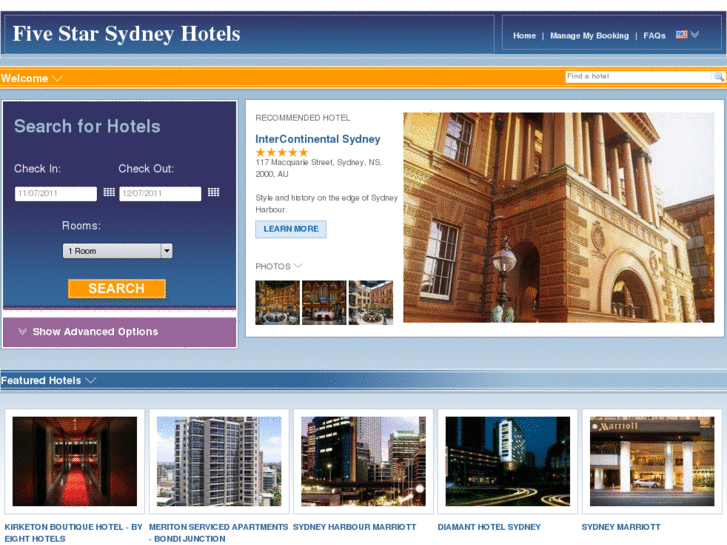 www.fivestarsydneyhotels.com