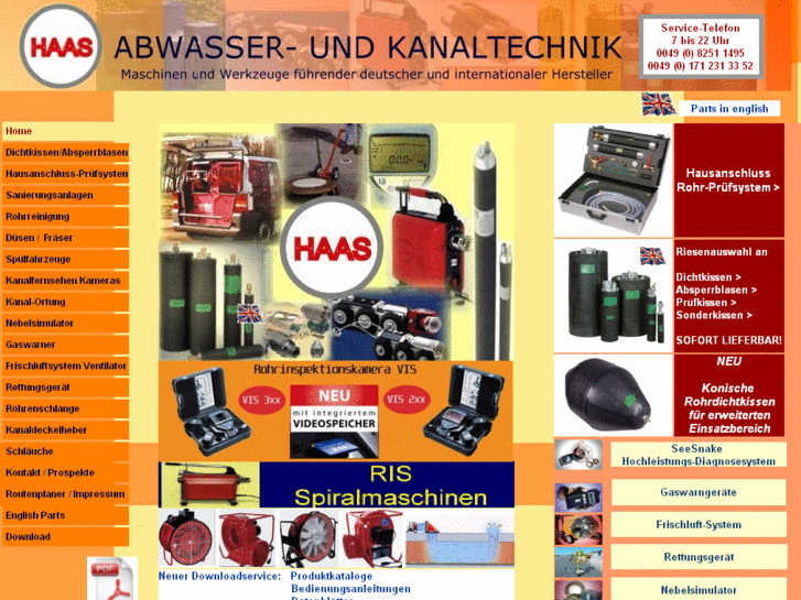 www.haas-abwassertechnik.de