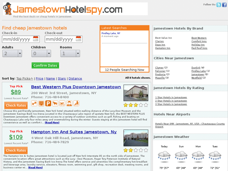 www.jamestownhotelspy.com