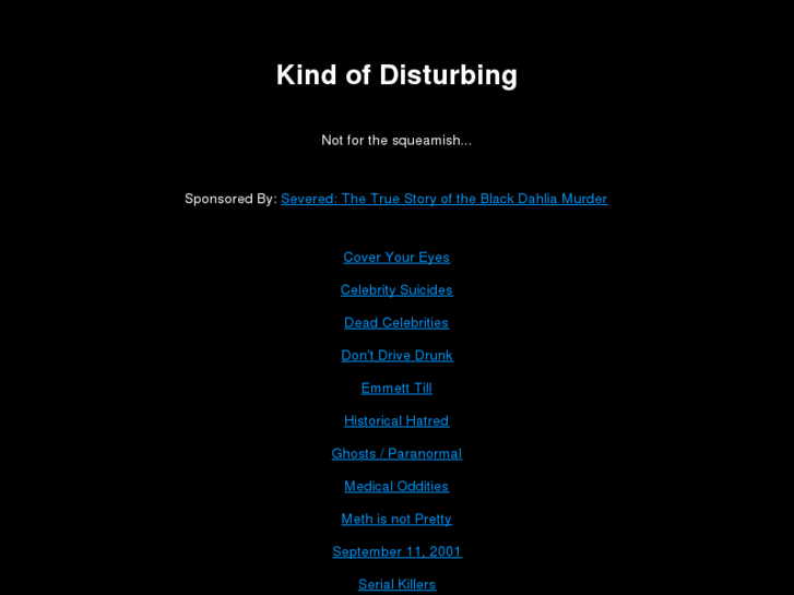 www.kindofdisturbing.com