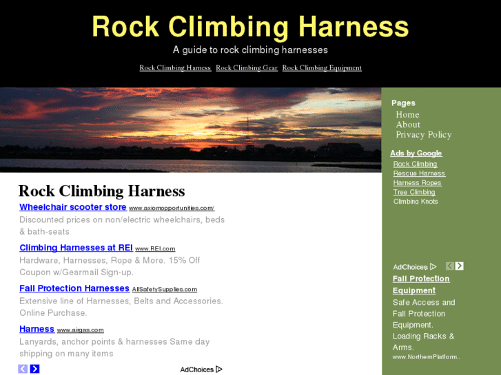 www.rockclimbingharness.org