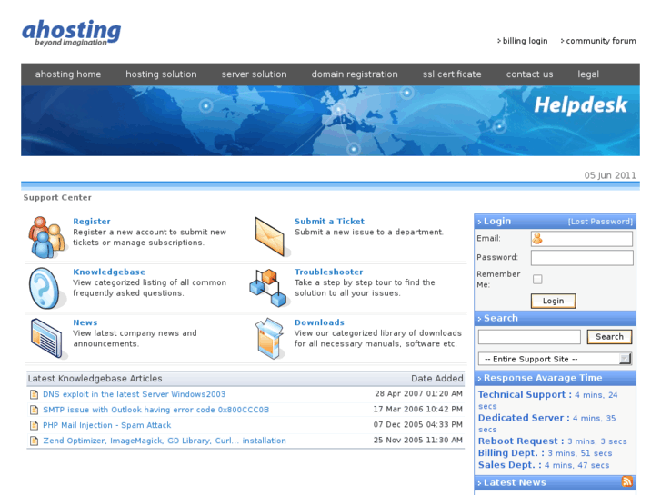 www.ahostingsupport.net