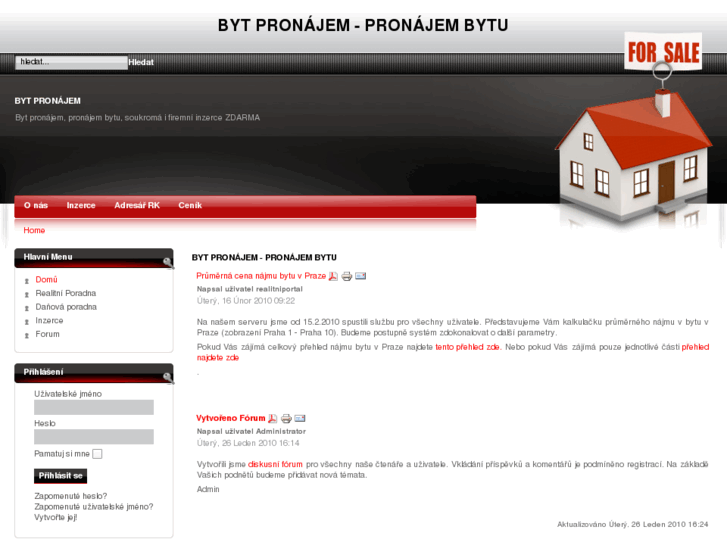 www.byt-pronajem.cz