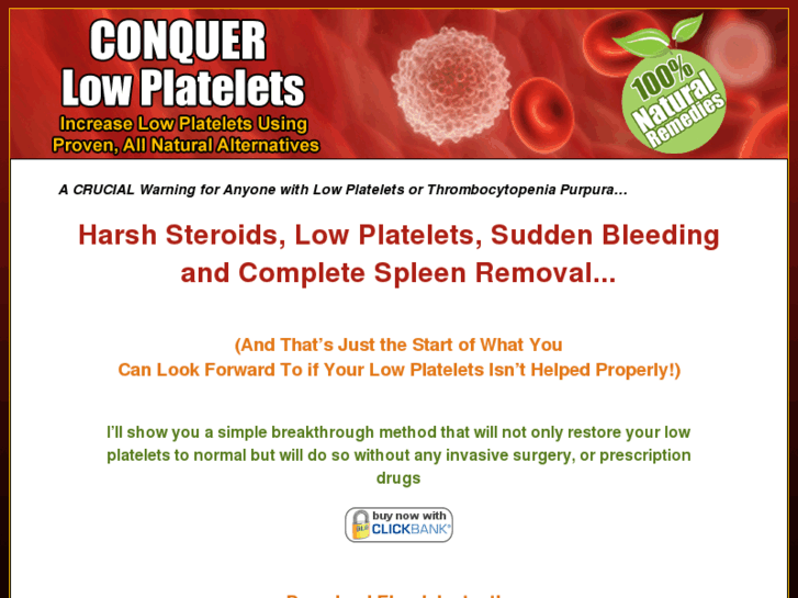 www.conquerlowplatelets.com