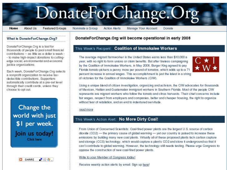 www.donateforchange.org