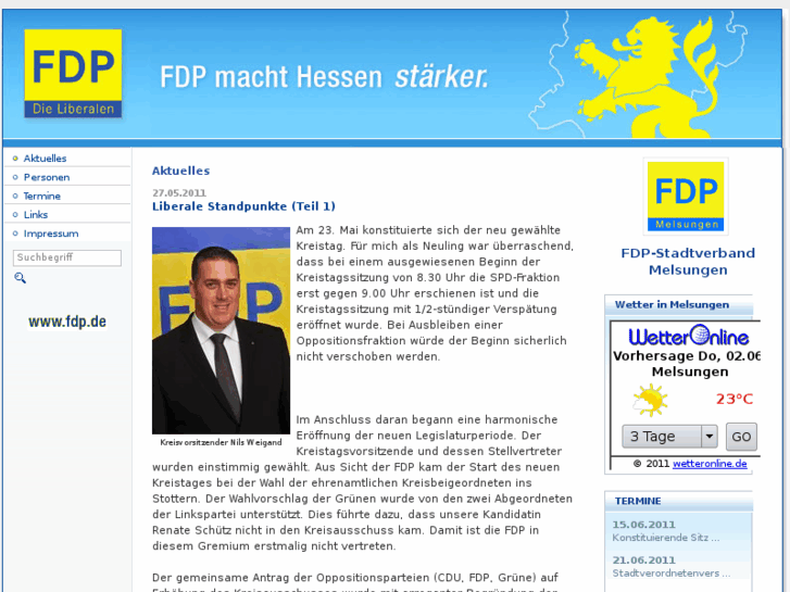 www.fdp-melsungen.de