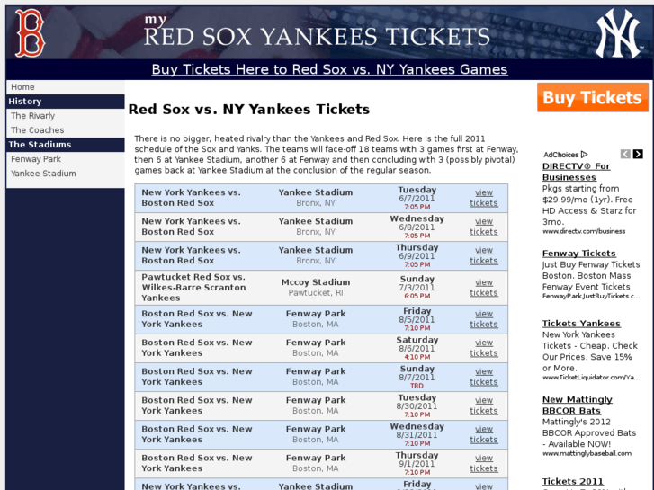 www.myredsoxyankeestickets.com