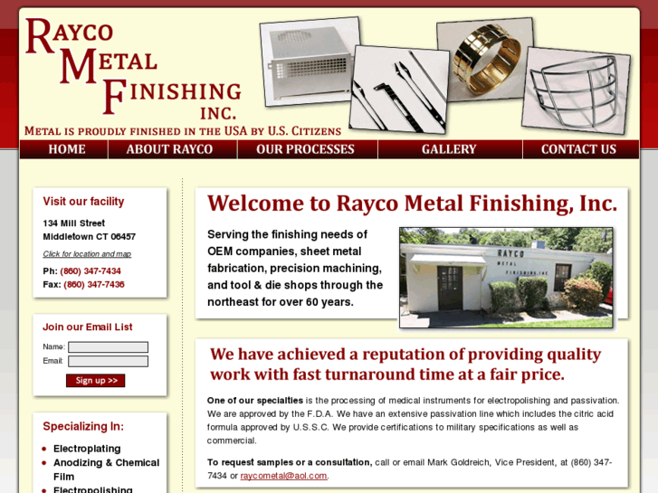 www.raycometalfinishing.com