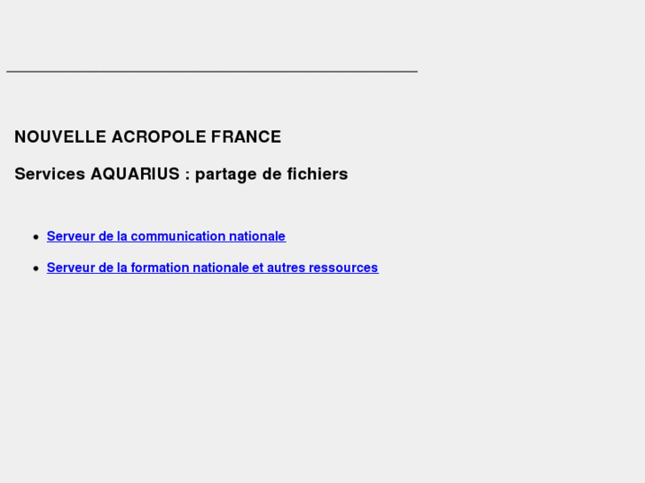 www.serveur-aquarius.com