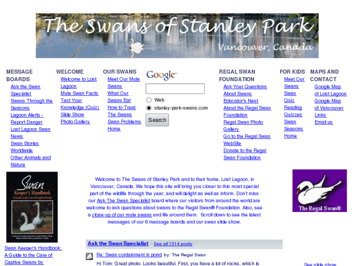 www.stanley-park-swans.com