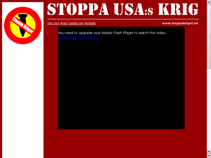 www.stoppakriget.nu