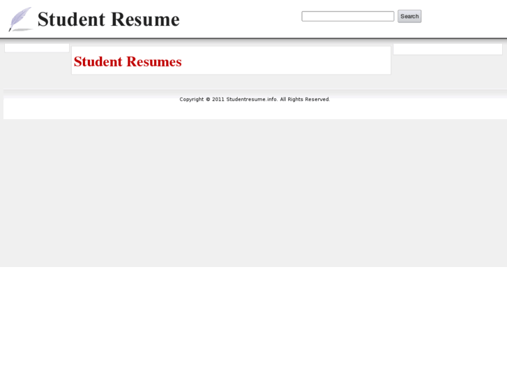 www.studentresume.info