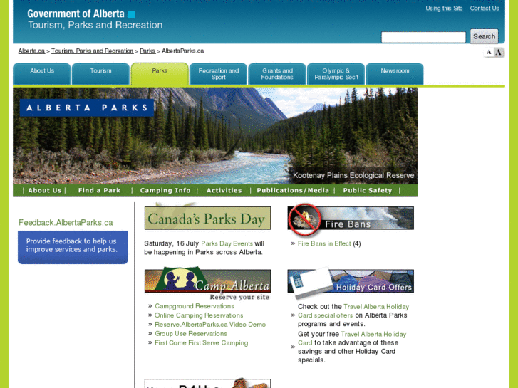 www.albertaparks.ca