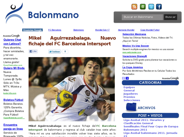 www.balonmano.biz