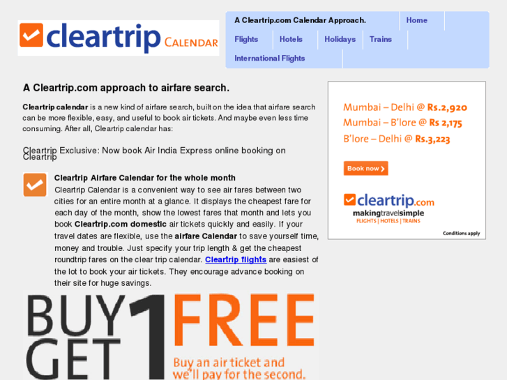 www.cleartripcalendar.com