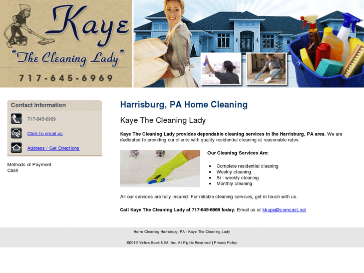 www.kayethecleaninglady.com