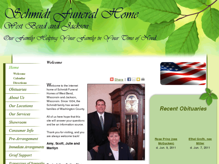 www.schmidtfuneralhome.com