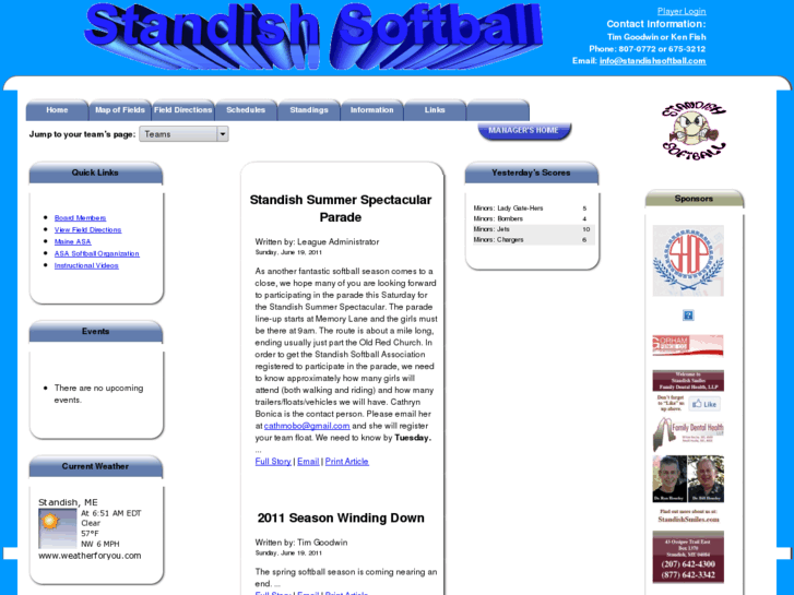 www.standishsoftball.com