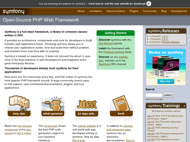www.symfonyproject.net