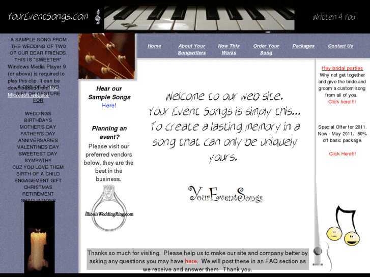 www.youreventsong.com