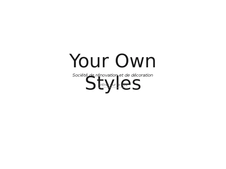 www.yourownstyles.com