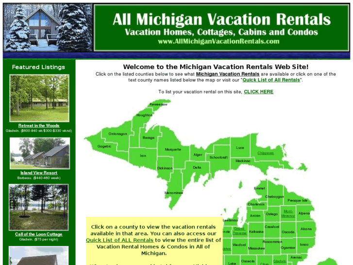 www.allmichiganvacationrentals.com