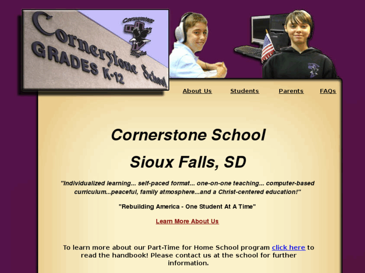 www.cornerstoneschool-k12.com