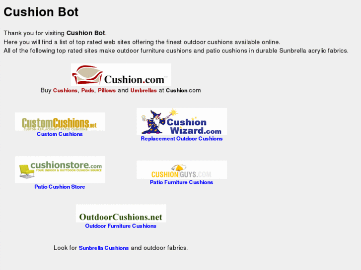 www.cushionbot.com
