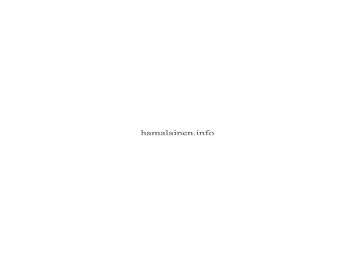 www.hamalainen.info