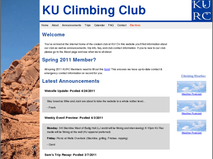 www.kuclimbing.com