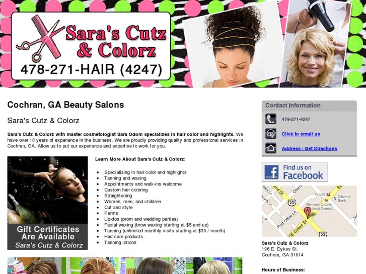 www.sarascutzncolorzsalon.com