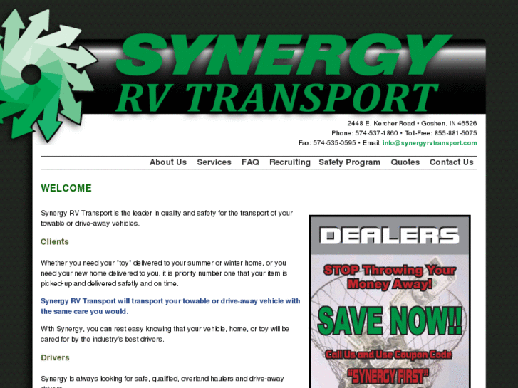 www.synergyrvtransport.com