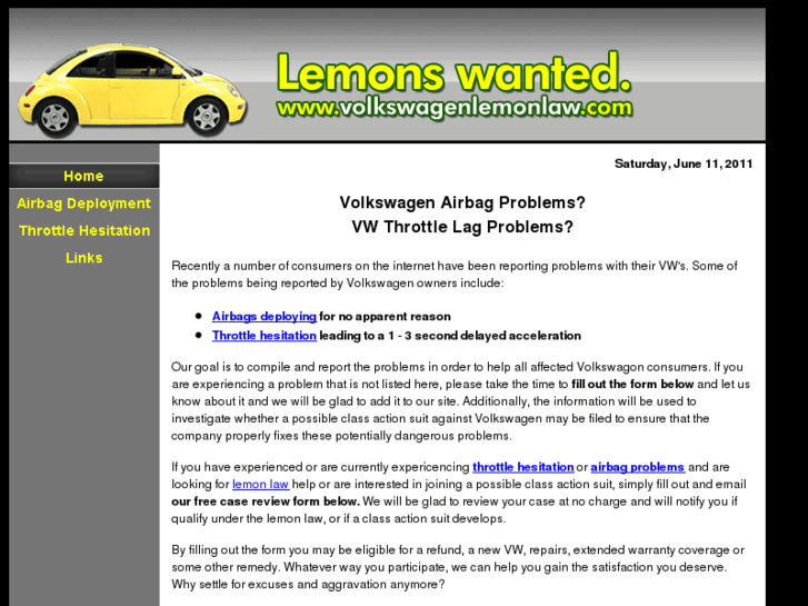 www.volkswagenlemonlaw.com