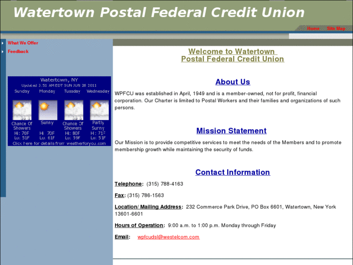 www.watertownpostalfcu.org