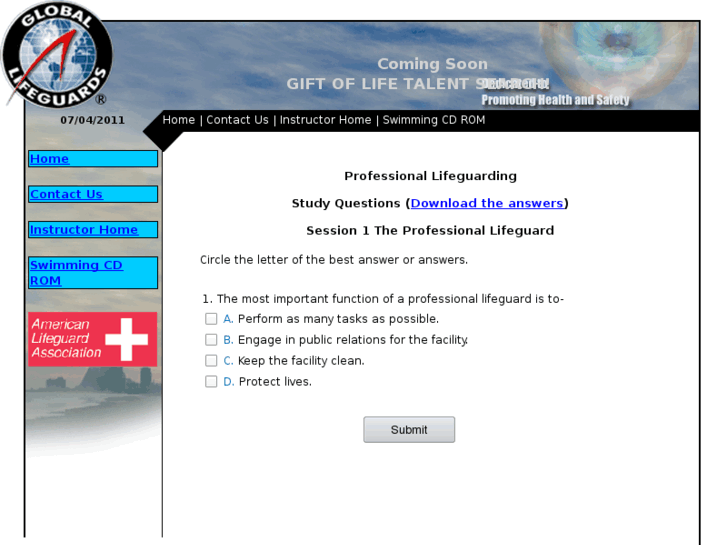 www.americanlifeguardhomework.com
